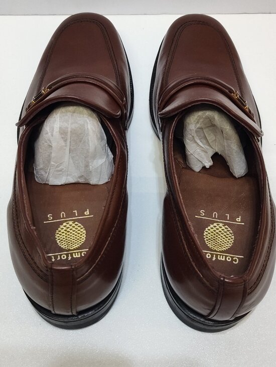 Stafford Comfort Plus All Leather Horsebit Loafers Leather Outsole Men 7 D/B VTG main image 4
